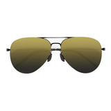 Original Xiaomi Youpin TS Computer Glasses Polarized UV Lens Sunglasses, 304H Stainless Steel Gravity Rear Frame(Gold)