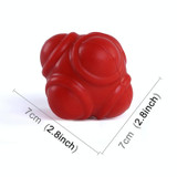 Hexagonal Reaction Ball Quickness and Agility Training Ball, Training Hand and Eye Coordination(Red)