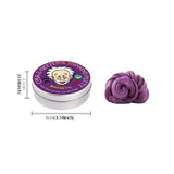 DIY Plasticine Slime Magnetic Rubber Mud Stress Reducer Anti-Anxiety Bouncing Putty Magic Clay Education Toy for Kids and Adults, Big Iron Box Size: 8x2.5cm(Purple)