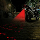 200mW  Red Light  Motorcycle Laser Fog  Lamp,DC 8-36V ,Cable Length;73cm
