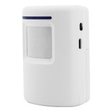 FY-0256 2 in 1 PIR Infrared Sensors (Transmitter + Receiver) Wireless Doorbell Alarm Detector for Home / Office / Shop / Factory, EU Plug