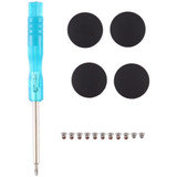 3 in 1/Set Bottom Rubber Cooling Mat + Screws + Screwdriver for Macbook Pro Retina A1398 A1502 A1425