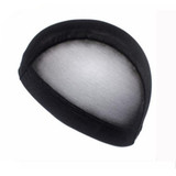 Wig Cap Elastic Mesh Dome Cap(Black)