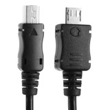 Micro USB Male to Mini 5-pin USB Coiled Cable / Spring Cable, Length: 20cm (can be extended up to 75cm)