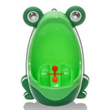 Cartoon Frog Shape Kids Wall-Mounted Potty Toilet(Green)