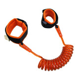 Kids Safety Harness Child Leash Anti Lost Wrist Link Traction Rope Anti Lost Bracelet, Length: 1.5m(Orange)