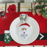 3 in 1 Christmas Decoration Cartoon Style Cutlery Holders