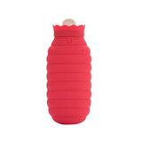 Original Xiaomi Youpin Jotun Judy Warm Water Bag  Silicone Hot Water Bag Size23.8x105x4.8cm(Red)