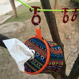 5 PCS Aluminum Alloy Climbing Outdoor Hiking Camping Rope Hanger Hook Tent Light Hanging Buckle