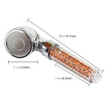 PC Negative Ions Shower Head, Size: Small, Interface:  2cm(Transparent)