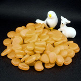 100 PCS Glow in The Dark Garden Pebbles for Walkways & Decoration and Plants Luminous Stones(Orange)