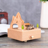 Train Shape Home Decor Originality  Wooden Musical  Boxes