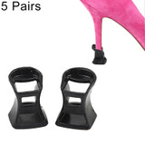 5 Pairs Hard Wearing Anti-slip PVC StoppersShoes High Heel Cover Protectors, Size: M ,Random Color Delivery