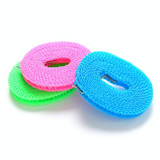 10 PCS Windproof Clotheslines Ropes for Outdoor Indoor Home Travel Camping Laundry Drying Use, Length: 3m, Random Color Delivery