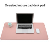 Multifunction Business PU Leather Mouse Pad Keyboard Pad Table Mat Computer Desk Mat, Size: 60 x 30cm(Black)