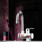3s Fast Heat Electrothermal Rotatable Faucet Water Tap with Digital Display, 220V, Size: L
