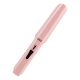 Wireless Mini USB Rechargeable Hair Straightener Hair Curler Double Purpose Hair Splint(Pink)