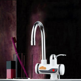 3s Fast Heat Electrothermal Rotatable Faucet Water Tap with Indicator Light, 220V, Size: L