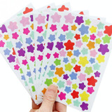 100 PCS Star Pattern Creative Children DIY Album Diary Watercolor Decorative Sticker