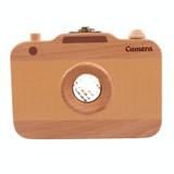 Creative Wooden Children Camera Deciduous Tooth Preservation Box Baby Teeth Tooth House Storage Box