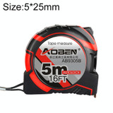 Aoben Retractable Ruler Measuring Tape Portable Pull Ruler Mini Tape Measure, Length: 5m Width: 25mm