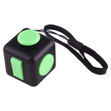 Fidget Cube Relieves Stress and Anxiety Attention Toy with Lanyard for Children and Adults, Random Color Delivery