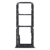 For Vivo Y83 2 x SIM Card Tray + Micro SD Card Tray (Black)