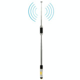 RH770 Dual Band 144/430MHz High Gain SMA-F Telescopic Handheld Radio Antenna for Walkie Talkie, Antenna Length: 93cm