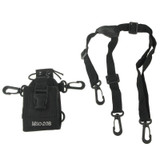 MSC20B Universal Nylon Carry Case Series Holster with Strap for Walkie Talkie