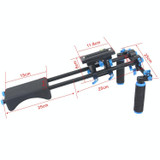 YELANGU YLG0102F Dual Handles Free Camera Shoulder Mount Kit