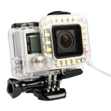 USB Lens Ring LED Flash Light Shooting Night for GoPro HERO4 / 3+