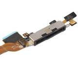 Tail Connector Charger Flex Cable for iPhone 4(Black)