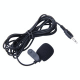 Car Audio Microphone 3.5mm Jack Plug Mic Stereo Mini Wired External Clip Microphone Player for Auto DVD Radio, Cable Length: 2.1m