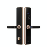 LOCSTAR  Wifi Fingerprint Lock Home Security Door Password Lock Supports APP Remote Unlocking(Rose Gold)