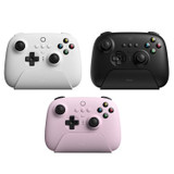 8BitDo Wireless 2.4G Gaming Controller With Charging Dock For PC / Windows 10 / 11 / Steam Deck(Pink)