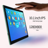 BDF P50 4G LTE Tablet PC 10.1 inch, 8GB+256GB, Android 12 MTK6762 Octa Core, Support Dual SIM, EU Plug(Green)