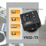 For Sony YONGNUO High-speed Synchronous Wireless TTL Flash Trigger Mirrorless Camera Flash Trigger(YN32-TX)