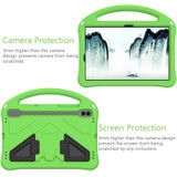 For Samsung Galaxy Tab S8 EVA Shockproof Tablet Case with Holder(Green)