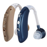 USB Charging Earhook Noise Reduction Hearing Aid Sound Amplifier(Silver)