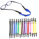 10pcs Long Style Glasses Non-Slip Rope Adjustable Elastic Sports Legs Anti-Drop Fixed Strap(Light Green)