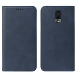 For BLU View 3 B140DL Magnetic Closure Leather Phone Case(Blue)