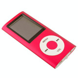 1.8 inch TFT Screen Metal MP4 Player With Earphone+Cable(Red)