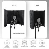 XTUGA P73 Foldable Recording Microphone Isolation Shield