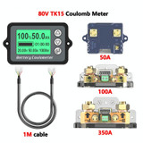 TK15 8-120V  Coulomb Meter Vehicle Battery Capacity Tester For E-Bike/Balance Car, Spec:  100A(0-150A)