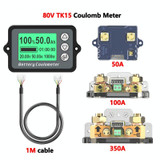 TK15 8-120V  Coulomb Meter Vehicle Battery Capacity Tester For E-Bike/Balance Car, Spec: 350A(0-500A)