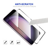 For Samsung Galaxy S23 FE 5G 2pcs ENKAY Full Glue High Aluminum-silicon Tempered Glass Film