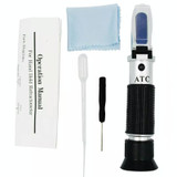 RF001BX With Plastic box Handheld Refractometer Fruit Sugar Meter Brix Tester 0-32 Measuring Range