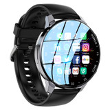 A3 1.43 inch IP67 Waterproof 4G Android 8.1 Smart Watch Support Face Recognition / GPS, Specification:2G+16G(Black)