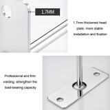 30cm 10pcs 6mm Thick Nail Wall Display Jewelry Hooks Single Wire Hook