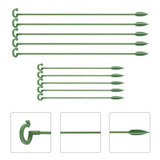 10pcs Plant Potted Flower Shape Support Rod Fixed Anti-lodging Leaf Guard Frame, Size:17cm